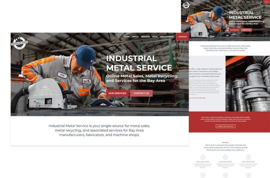 Industrial Metal Services Homepage