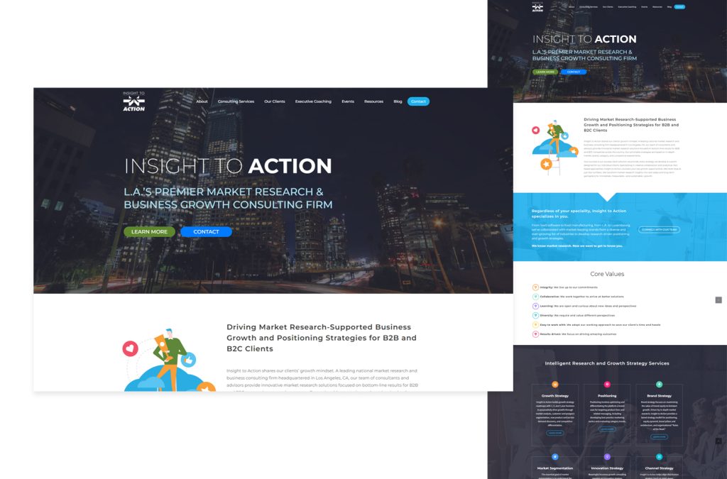 Insight To Action Homepage
